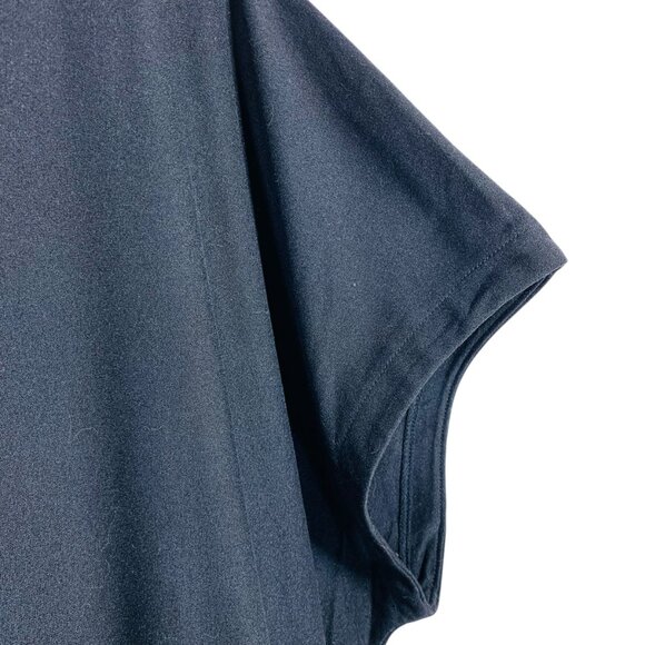 curvy, plus size black jumpsuit Deep V neckline size xl Sansara - Picture 6 of 15